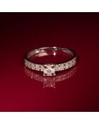 Bague Isisford Diamants 0.12 ct or blanc