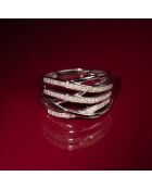 Bague Nos Chemins Diamants 0.19 ct or blanc