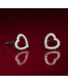 Boucles d'oreilles Cagliari Diamants 0.01ct or blanc