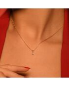 Pendentif Laila Diamant 0.16 ct or jaune