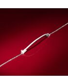 Bracelet Ligne Diamant 0.21 ct or blanc