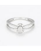 Bague Rossa Diamants 0.24 ct or blanc