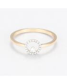 Bague Ischia Diamants 0.086 ct or jaune