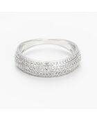 Bague Dazzling Diamants 0.27 ct or blanc