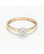 Bague Mon Unique Diamant 0.1 ct or jaune
