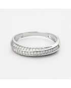 Bague Isabelle Diamants 0.236 ct or blanc