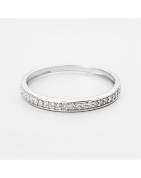 Bague Orphée Diamants 0.132 ct or blanc