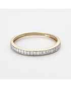 Bague Orphée Diamants 0.132 ct or jaune