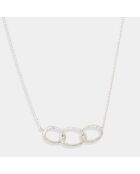 Collier Harmonie Précieuse Diamants 0.16 ct or blanc
