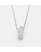 Pendentif Sultane Diamants 0.208 ct or blanc