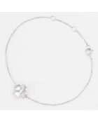 Bracelet Souffle d'Or Diamants 0.047 ct or blanc