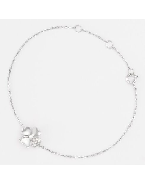 Bracelet Souffle d'Or Diamants 0.047 ct or blanc