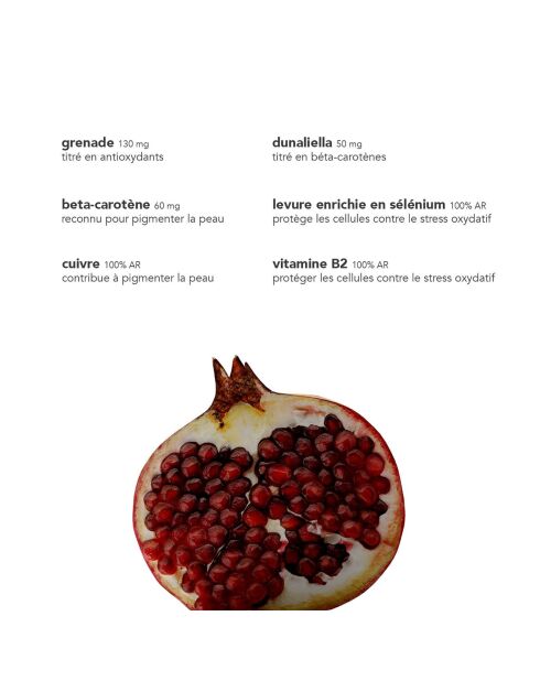 Selbstbräunungskapseln - 30 Kapseln