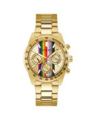 Montre Homme Altitude en Acier dorée