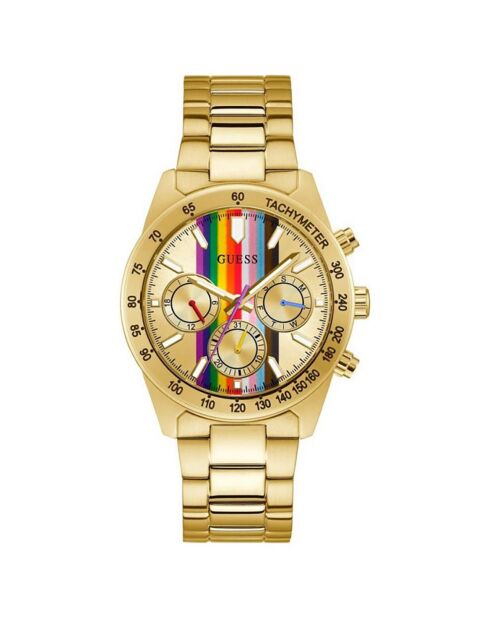 Montre Homme Altitude en Acier dorée