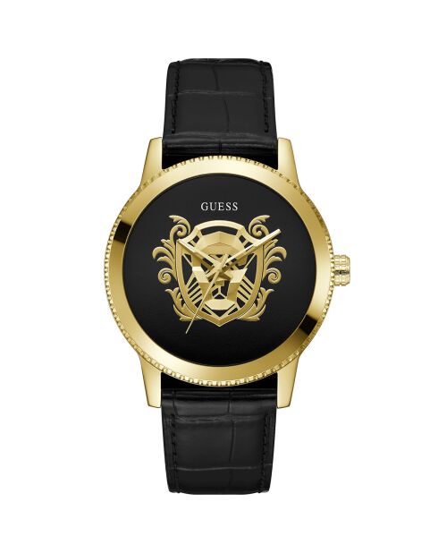 Montre Homme Monarch en Cuir noire
