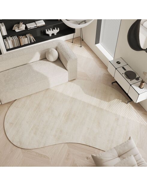 Tapis organique Nate beige - 230x350 cm