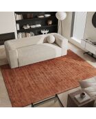 Tapis rectangulaire Nate terracotta - 300x400 cm