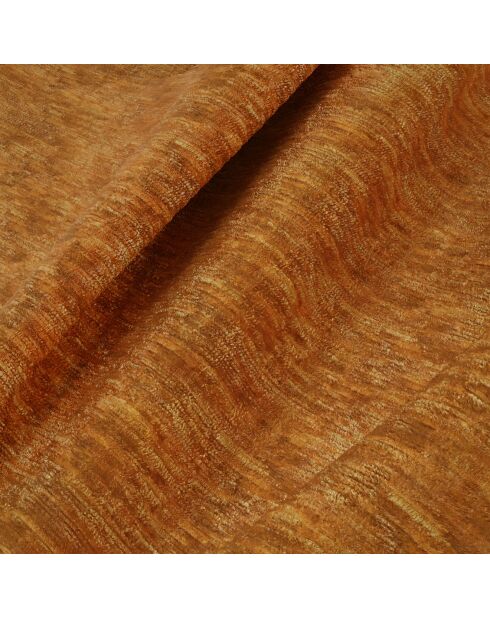 2 Petits fauteuils rotatifs Magda Velours terracotta - 63x64.5x84.5 cm