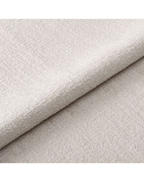 2 Stühle Lara aus beigefarbenem strukturiertem Samt - 60x57x79 cm