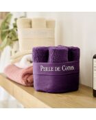 6 Aubergine gastenservetten - 50x30 cm