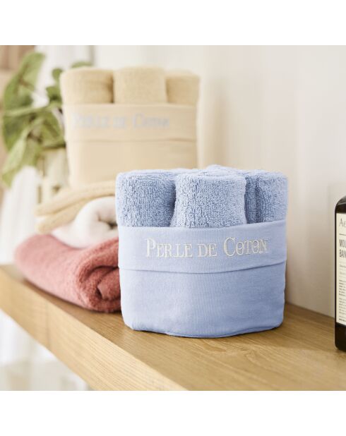 6 tovaglioli per ospiti blu cielo - 50x30 cm