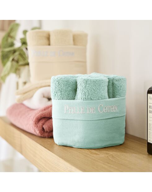 6 servilletas de invitados color menta - 50x30 cm