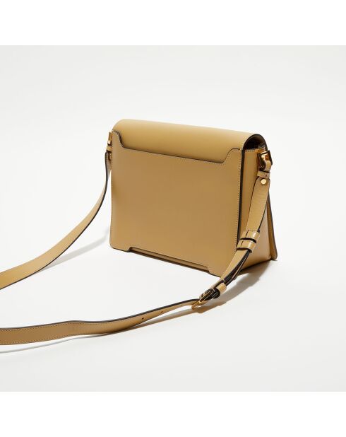 Sac bandoulière en Cuir nomade - 20x23x10 cm