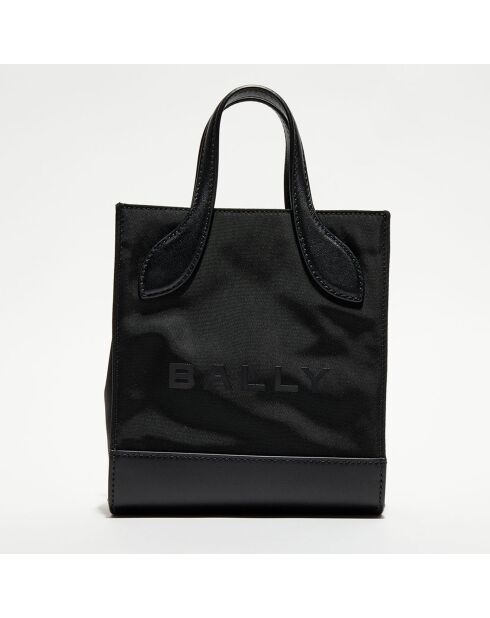 Sac à main en Cuir Bally avec logo noir - 22x18 cm