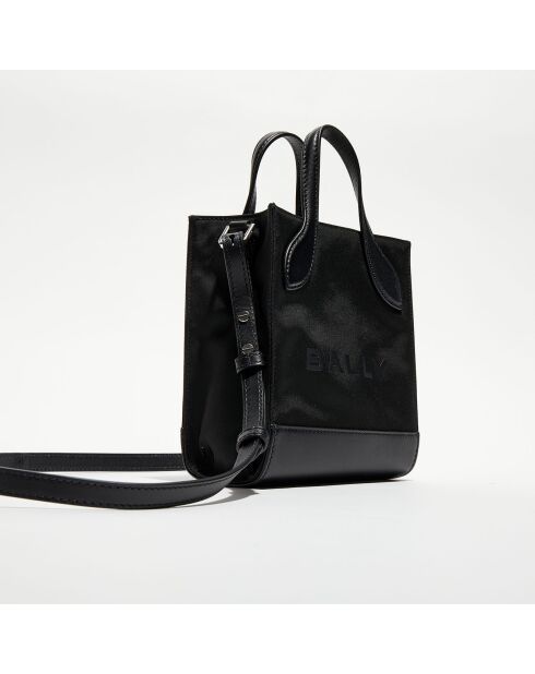 Sac à main en Cuir Bally avec logo noir - 22x18 cm