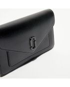 Pochette à bandoulière en Cuir The Longshot noir - 20x11x4 cm