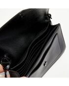 Pochette à bandoulière en Cuir The Longshot noir - 20x11x4 cm