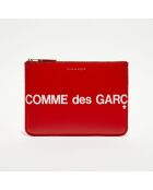 Pochette Wallet en Cuir Bags In Red rouge - 22x16x0.5 cm