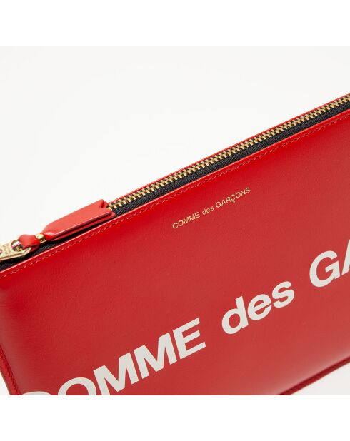 Pochette Wallet en Cuir Bags In Red rouge - 22x16x0.5 cm