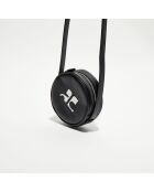 Mini sac bandoulière en Cuir Circle noir - 11x11 cm