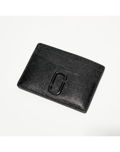 Étui pour cartes Snapshot DTM en Cuir noir - 10x7 cm