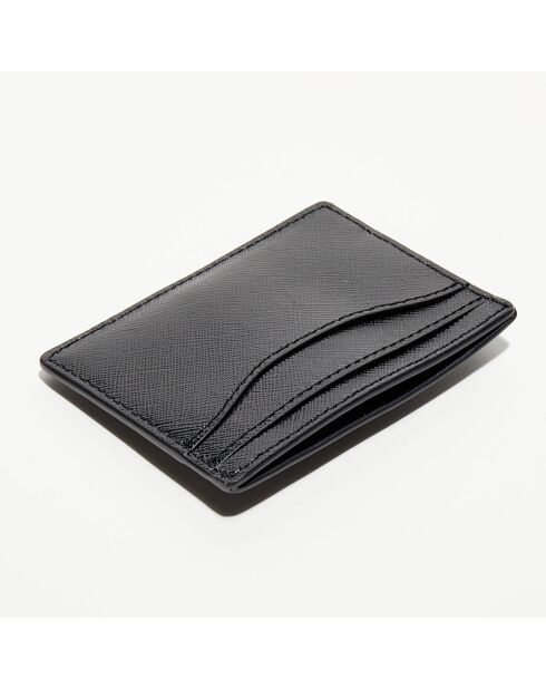 Étui pour cartes Snapshot DTM en Cuir noir - 10x7 cm