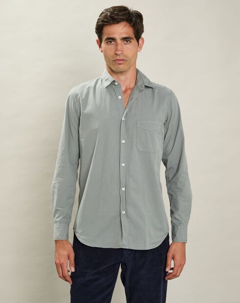 Chemise Tempête Pat olive