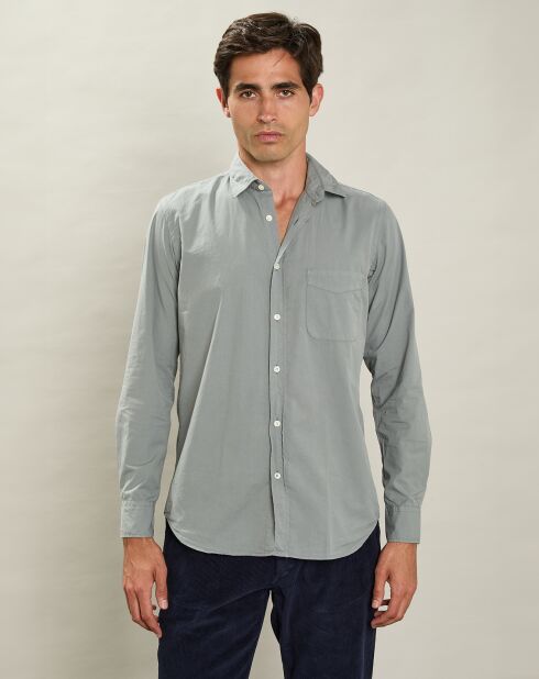 Chemise Tempête Pat olive