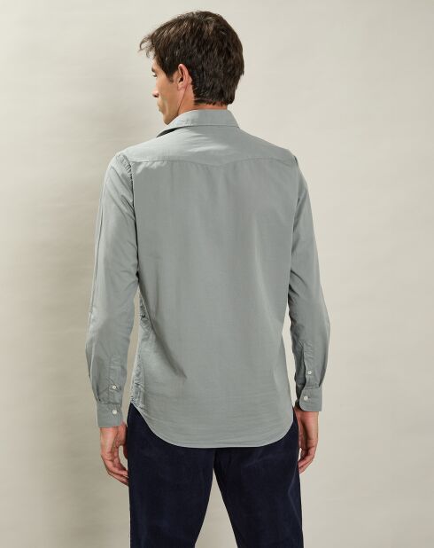 Chemise Tempête Pat olive