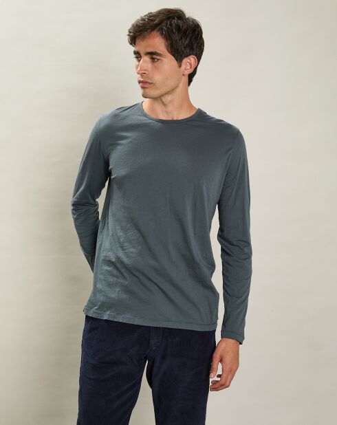 T-Shirt Équipage Léger à Manches Longues tonnerre