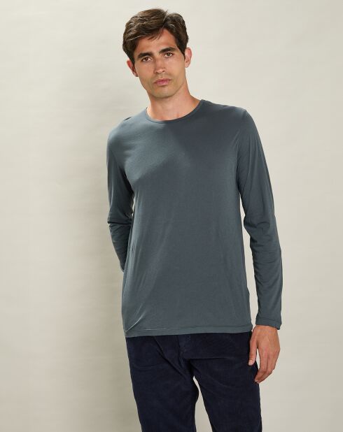 T-Shirt Équipage Léger à Manches Longues tonnerre