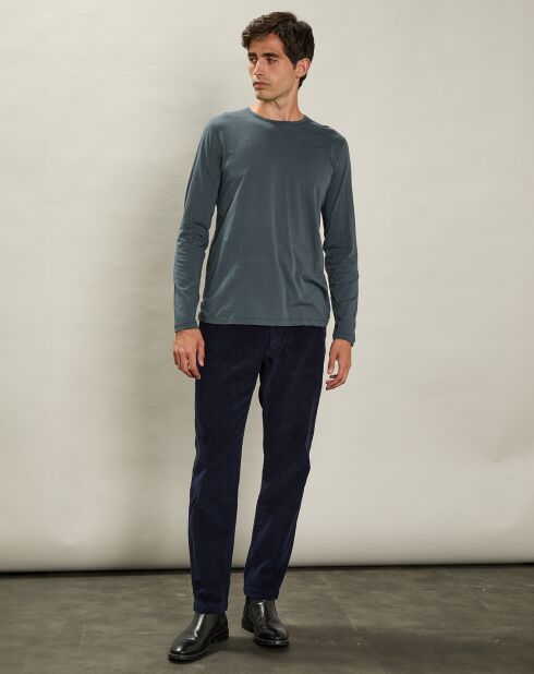 T-Shirt Équipage Léger à Manches Longues tonnerre