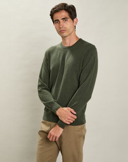Pull en Laine & Cachemire Équipe forêt