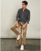 Chemise Tempête charbon de bois