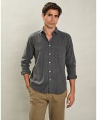 Chemise Tempête charbon de bois