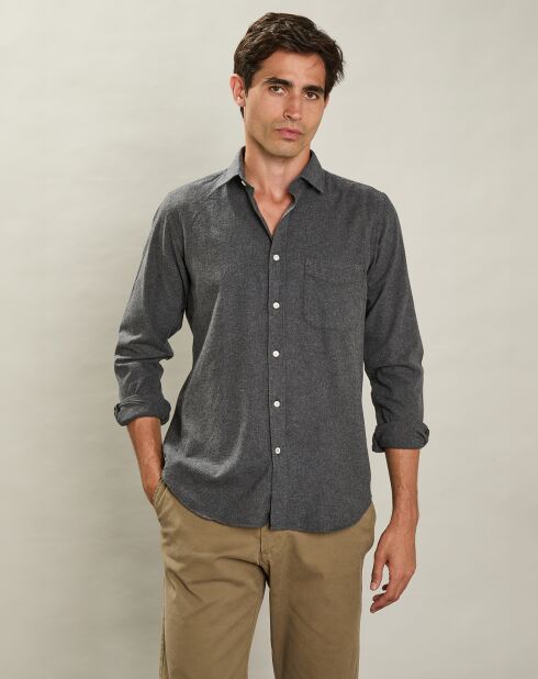 Chemise Tempête charbon de bois