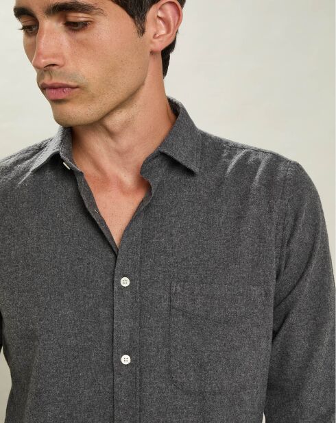 Chemise Tempête charbon de bois