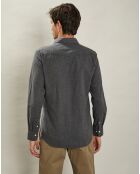 Chemise Tempête charbon de bois