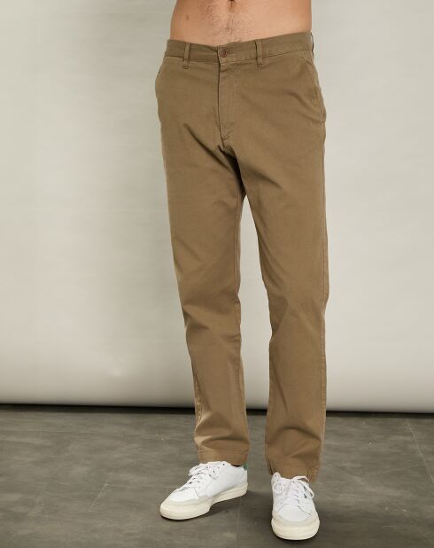 Pantalon en Velours côtelé Tyron taupe